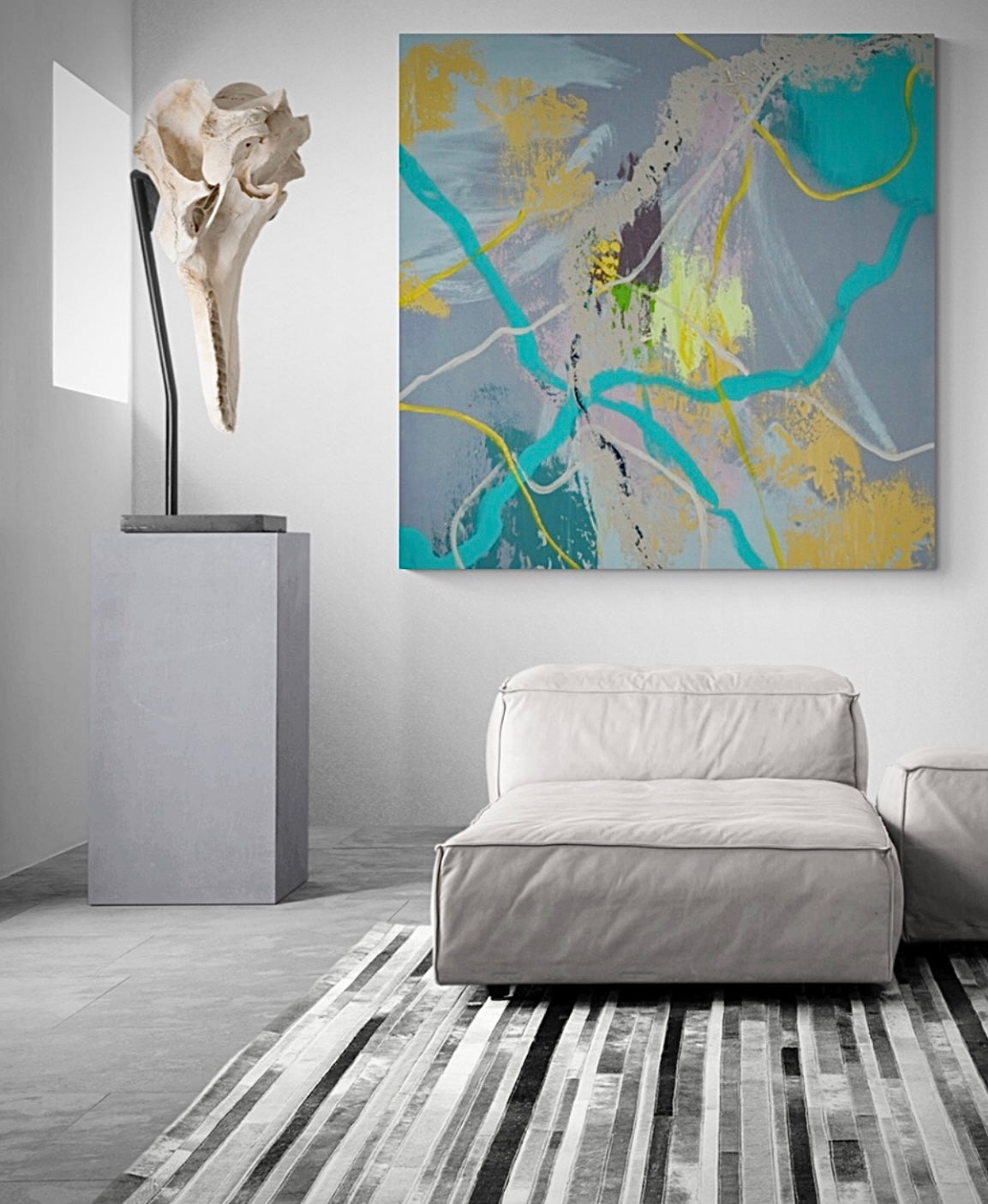 WAY MAKER 1 https://www.sophiahyunart.com/products/way-maker-1 Original Abstract Painting Synthetic Polymer on canvas 48” x 48” Unframed Hand Signed by Artist and Dated in the back Ready to hang Certificate of Authenticity